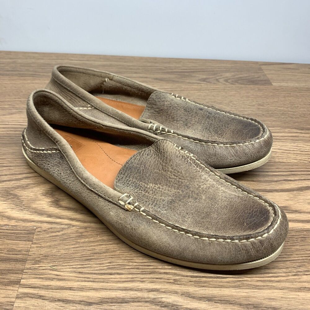 Frye Men’s Mason Venetian Slip On Loafer Size 11 Tan Leather Boat Deck Shoe